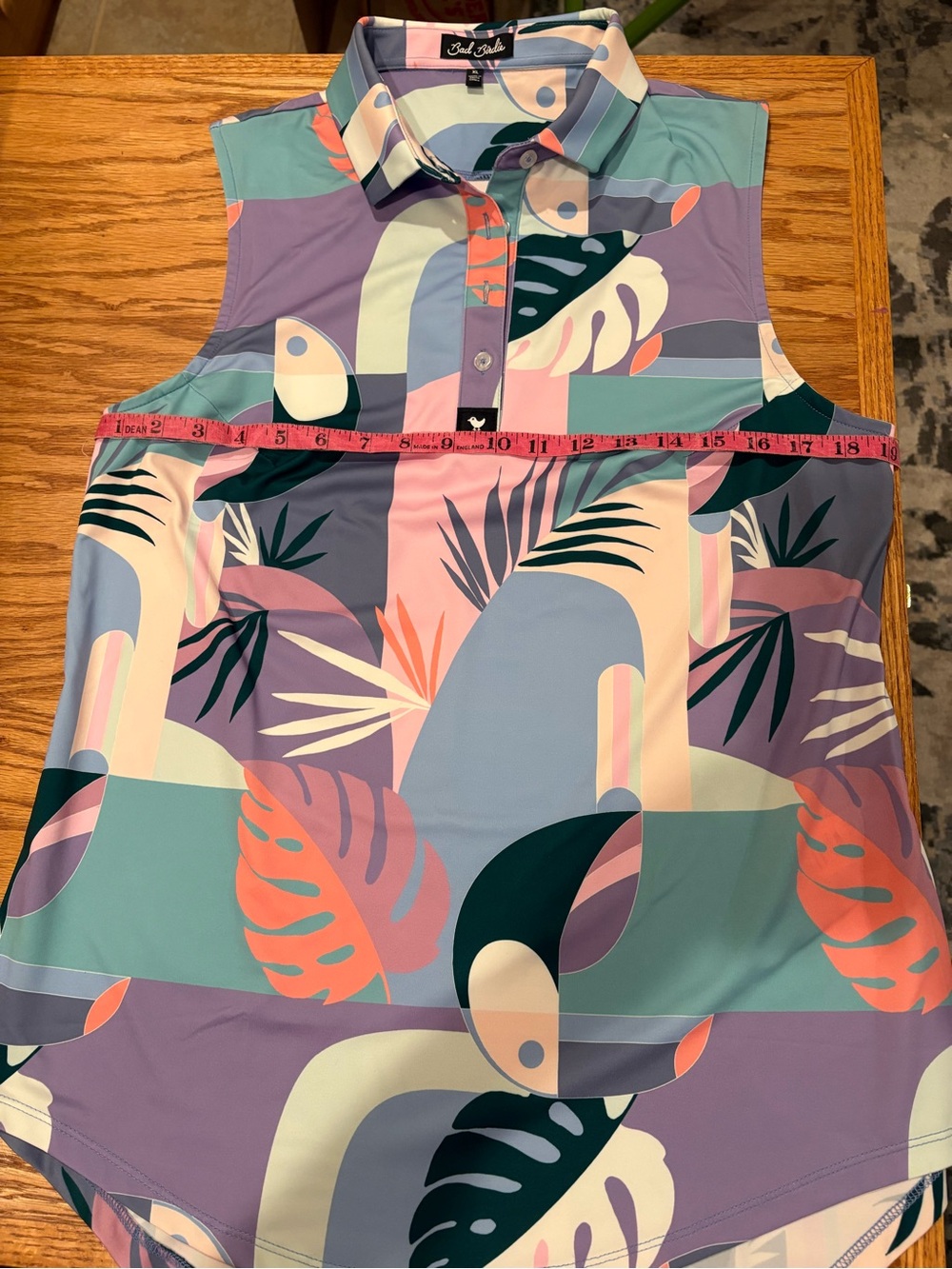 Bad Birdie Golf shirt Sleeveless EUC